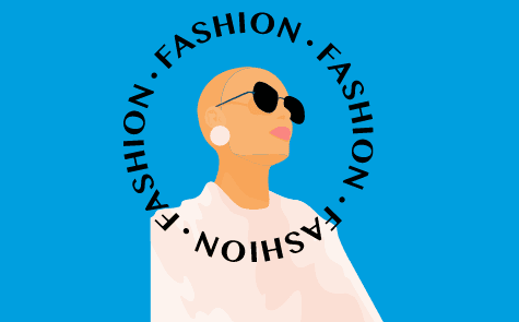 Image of a fashionable model